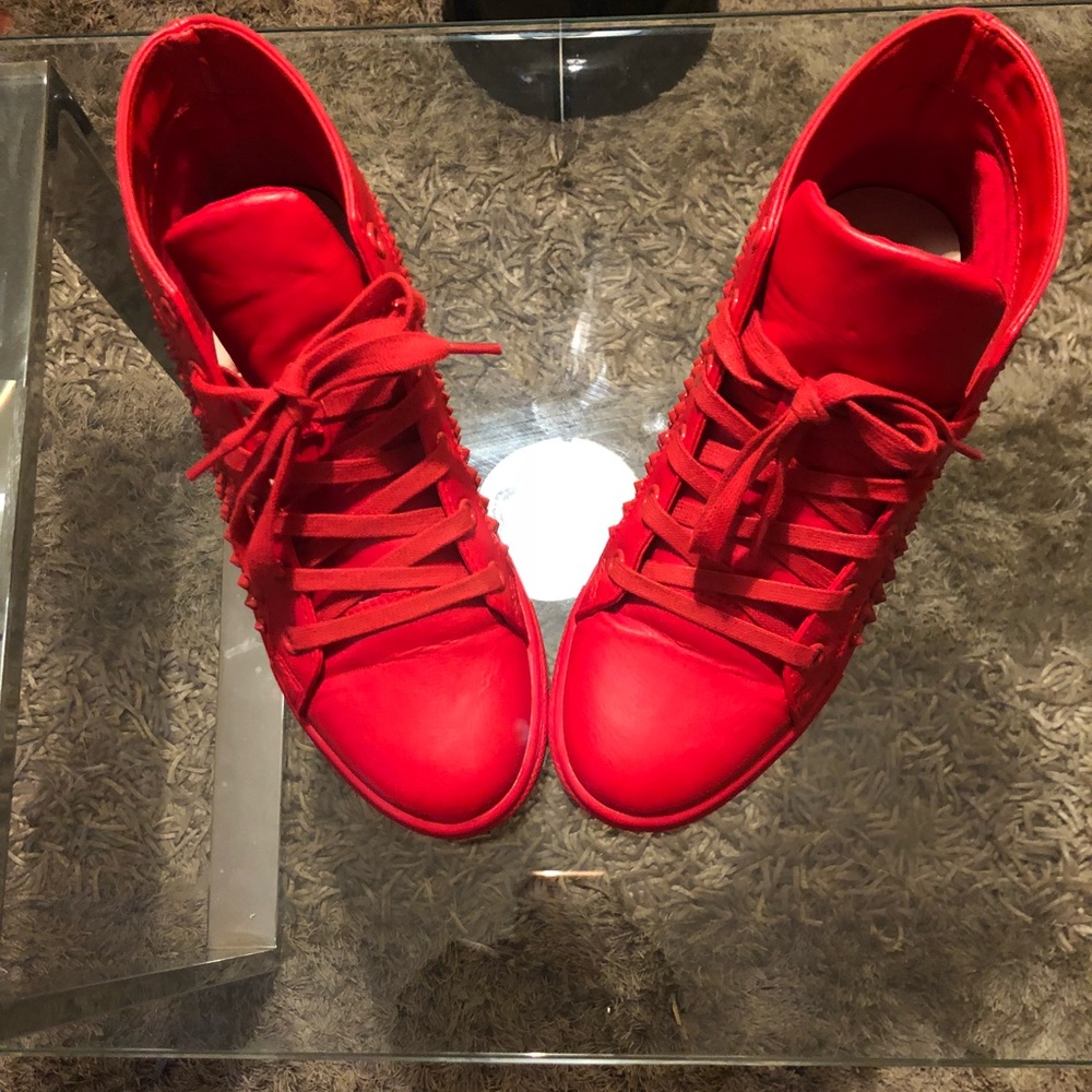 Steve Madden studded sneakers